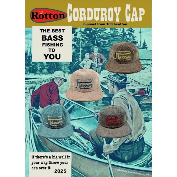 画像1: ROTTON CORDUROY CAP 2025